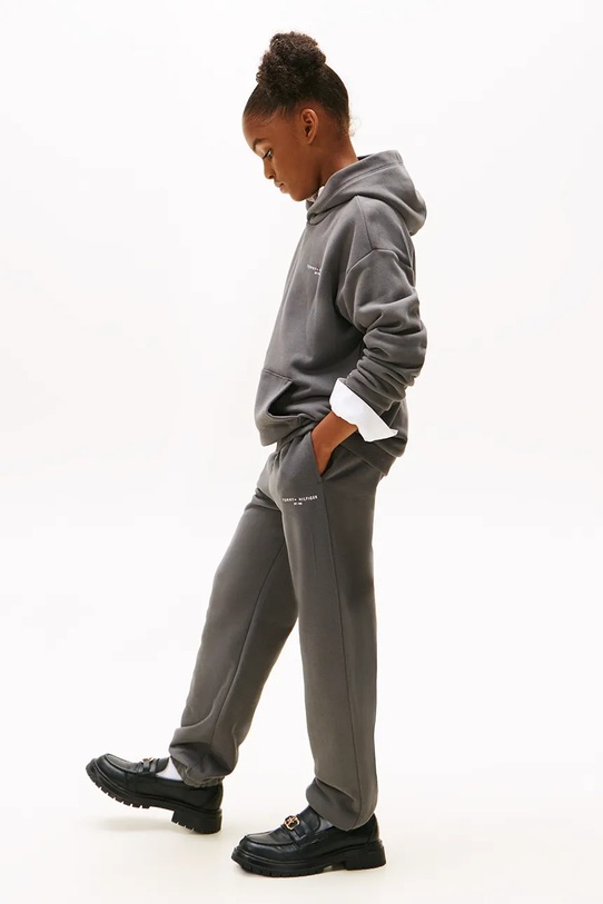 Мальчик Детские спортивные штаны Tommy Hilfiger KS0KS00662.116.122.9BYA чёрный
