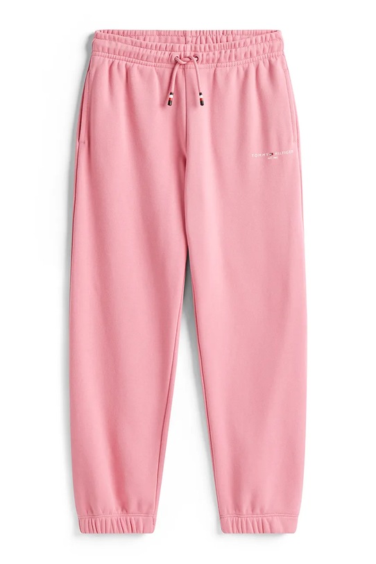 Детские спортивные штаны Tommy Hilfiger KS0KS00662.128.176.9BYA розовый AW25