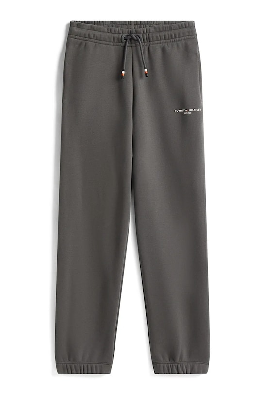 Detské tepláky Tommy Hilfiger KS0KS00662.128.176.9BYA čierna AW25