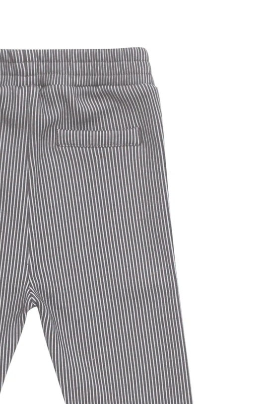 Donsje spodnie bawełniane niemowlęce Teijs Trousers szary 3042600
