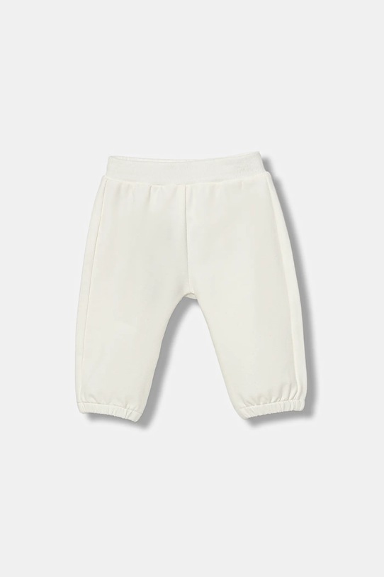 United Colors of Benetton spodnie dresowe niemowlęce 3MDSAF029.W.seasonal biały AW25