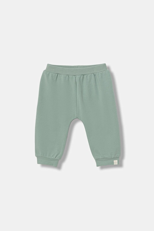 United Colors of Benetton spodnie dresowe niemowlęce z elastanem turkusowy 3MDSAF02C.W.seasonal