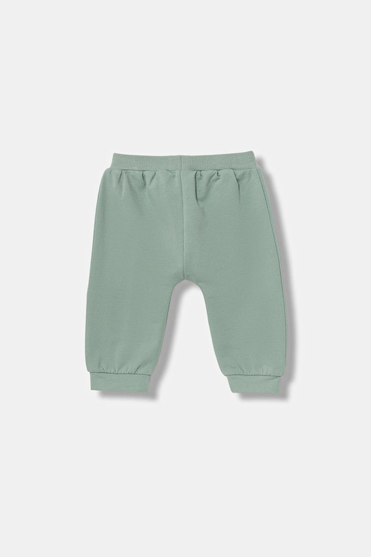 United Colors of Benetton spodnie dresowe niemowlęce 3MDSAF02C.W.seasonal turkusowy AW25