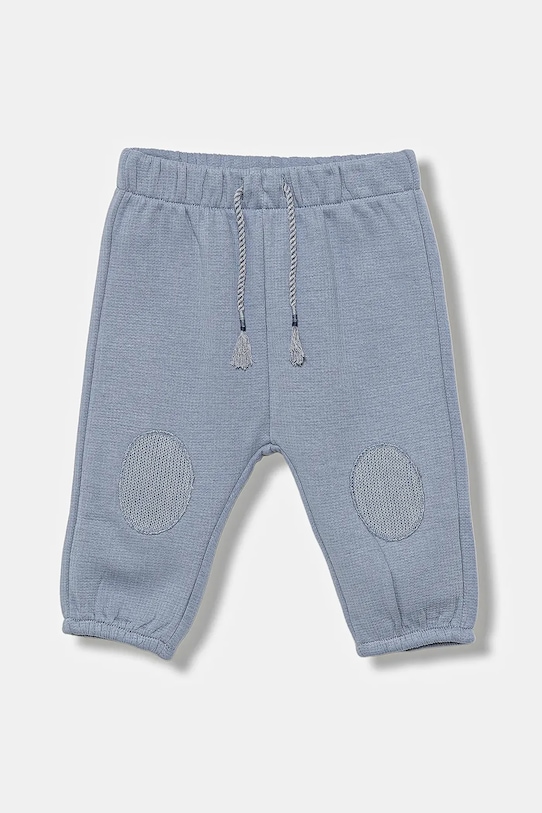 United Colors of Benetton pantaloni de trening pentru bebeluși bumbac albastru 3ITEAF02E.W.seasonal