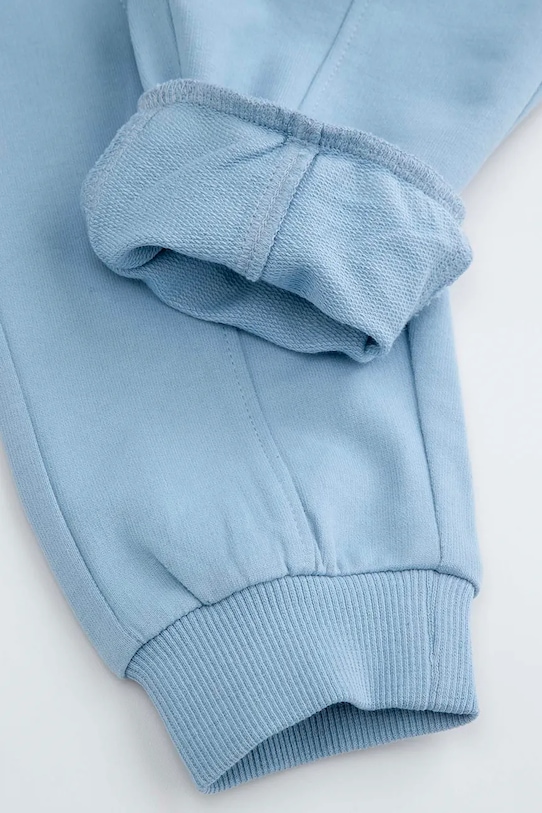 Coccodrillo pantaloni din bumbac pentru bebeluși albastru ZC5120101BBN