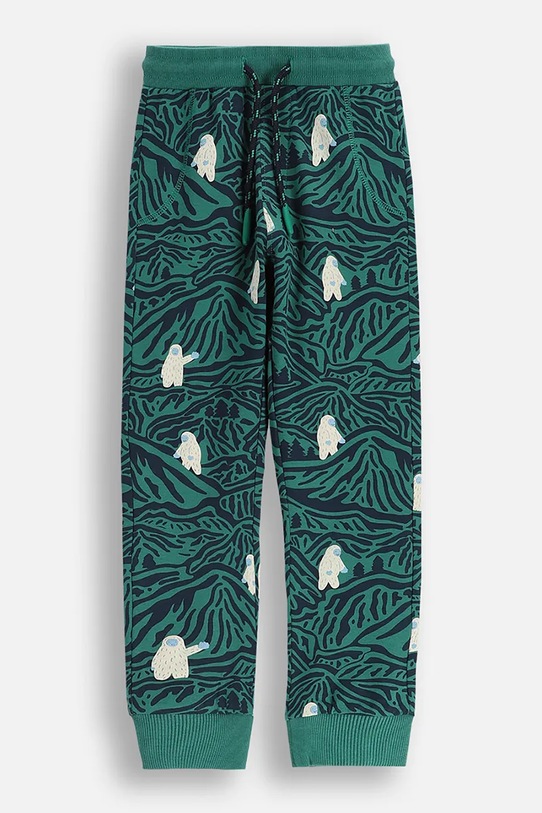 Detské tepláky Coccodrillo ZC5122701YBK zelená AW25