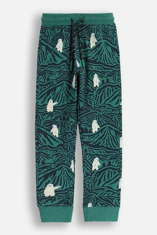 Detské tepláky Coccodrillo ZC5122701YBK zelená AW25