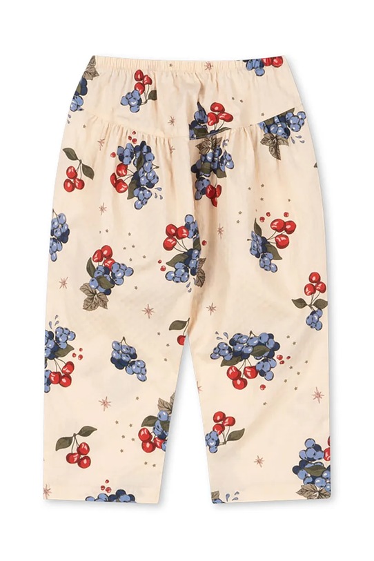 Konges Sløjd spodnie bawełniane dziecięce AVI PANTS GOTS KS104204.9BYA beżowy AW25