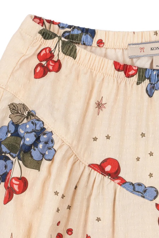 Chłopiec Konges Sløjd spodnie bawełniane dziecięce AVI PANTS GOTS KS104204.9BYA beżowy