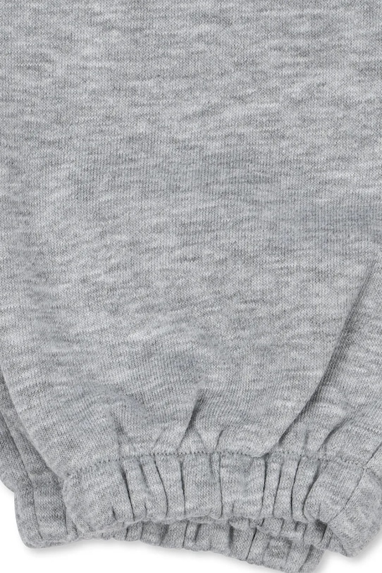 Konges Sløjd spodnie dresowe bawełniane dziecięce LOU SWEAT PANTS OCS szary KS104345.9BYA