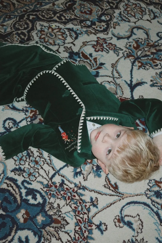 Konges Sløjd spodnie welurowe dziecięce ROCKY PANTS KS104413.9BYA