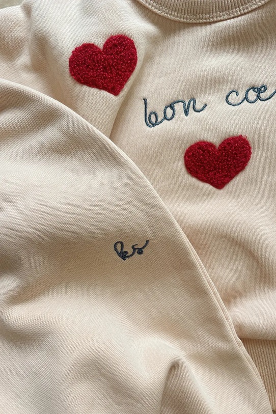 Konges Sløjd spodnie dresowe dziecięce LOU SWEAT PANTS GOTS KS104512.9BYA