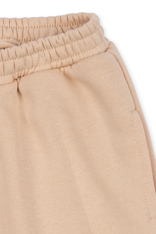 Chłopiec Konges Sløjd spodnie dresowe dziecięce LOU SWEAT PANTS GOTS KS104512.9BYA beżowy
