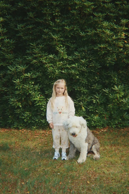 Konges Sløjd spodnie dresowe bawełniane dziecięce BELLI SWEAT PANTS OCS KS105195.9BYA