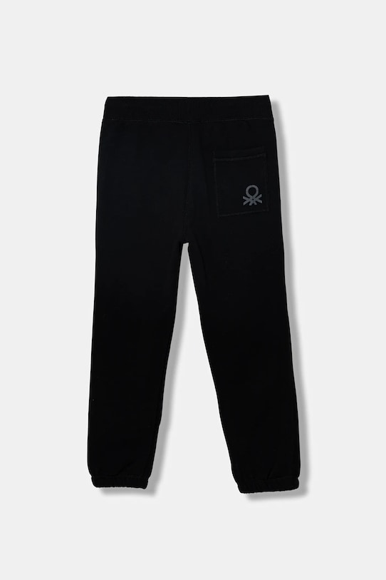 United Colors of Benetton spodnie dresowe dziecięce dzianina czarny 3EB5CF05L.G.reproposed