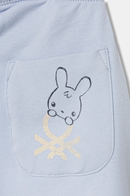 Chłopiec United Colors of Benetton spodnie dresowe niemowlęce 3K1CAF02J.W.Seasonal niebieski