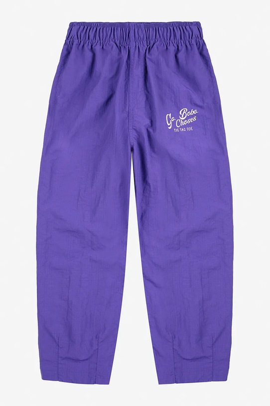 Bobo Choses spodnie dresowe dziecięce Go Bobo 225BC008 niebieski AW25