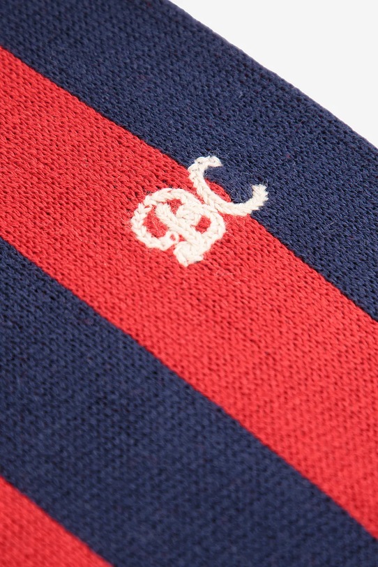 Bobo Choses pantaloni de bumbac pentru copii Striped rosu 225BC010