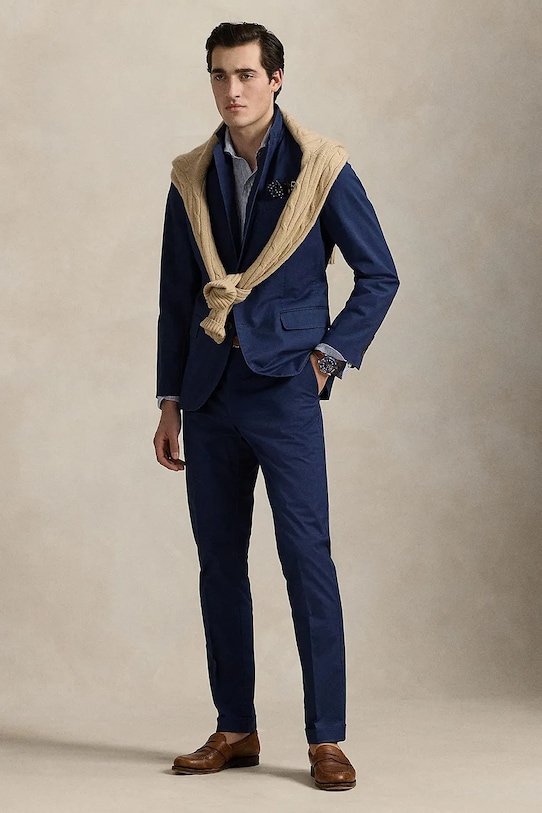 Polo Ralph Lauren pantaloni chinos bleumarin 715958495