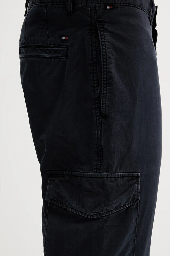 Tommy Hilfiger pantaloni de bumbac bleumarin MW0MW39695