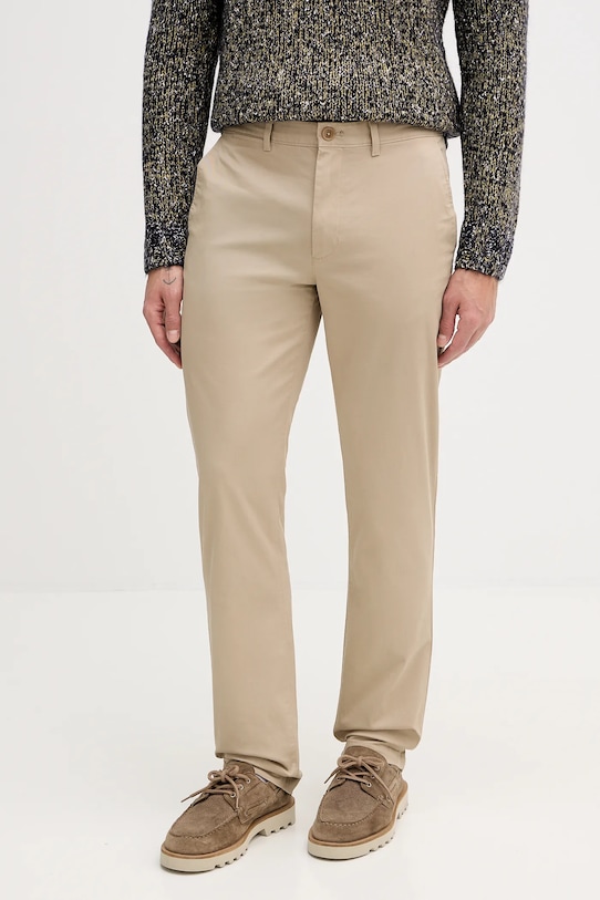 Tommy Hilfiger spodnie beżowy MW0MW40262