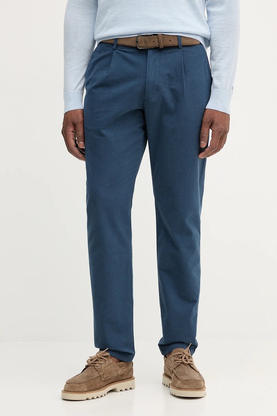 Kalhoty Tommy Hilfiger chinos námořnická modř MW0MW40699