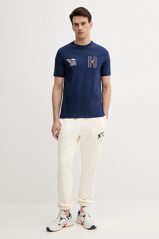 Tommy Hilfiger spodnie dresowe MW0MW39688 beżowy AW25