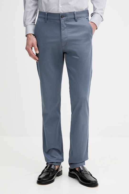 Kalhoty Calvin Klein látka modrá LV040EM633