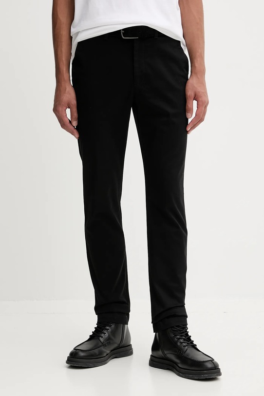 Брюки Calvin Klein прямой чёрный LV040EM633