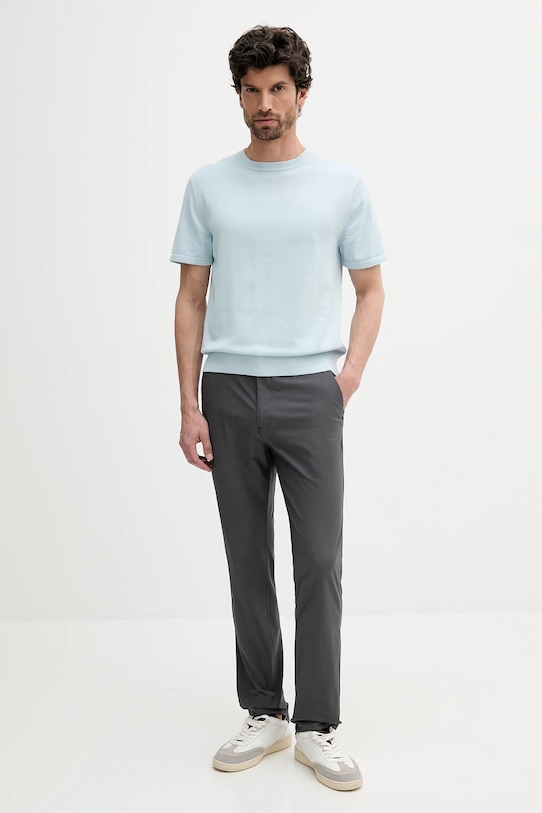 Kalhoty Calvin Klein LV04LB610G šedá AW25