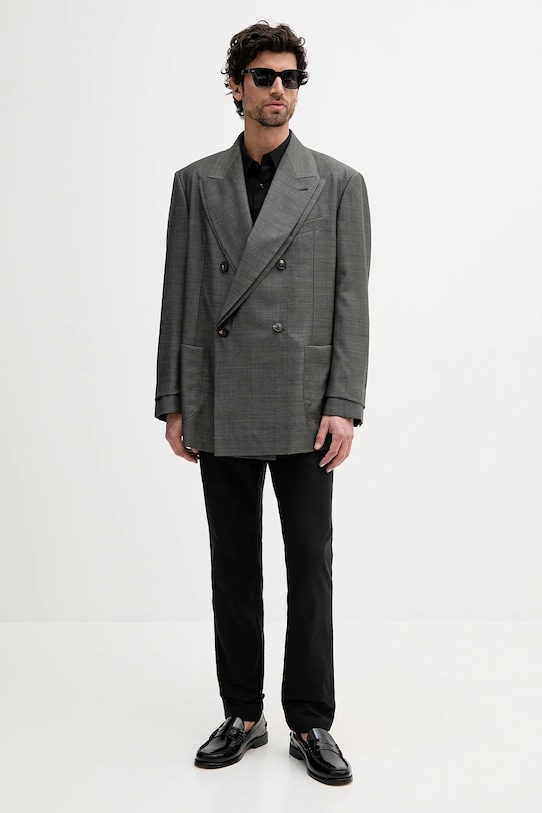 Calvin Klein nadrág LV04LB610G fekete AW25