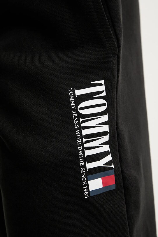 Tommy Jeans spodnie dresowe bawełniane czarny DM0DM22145
