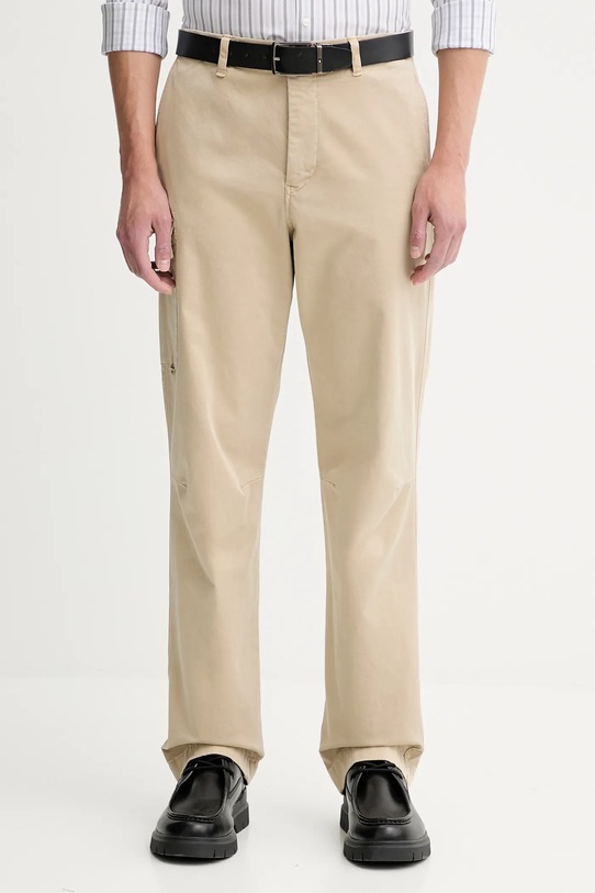 PS Paul Smith spodnie z elastanem beżowy M2R.632Z.T22377