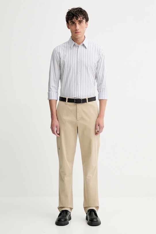 Hlače PS Paul Smith M2R.632Z.T22377 bež AW25