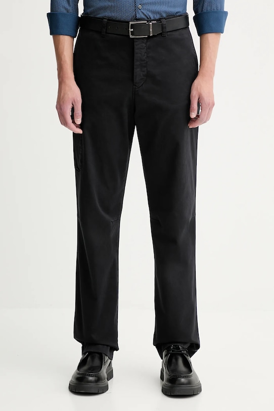 Kalhoty PS Paul Smith látka černá M2R.632Z.T22377