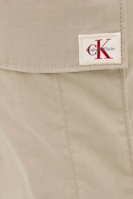 Calvin Klein Jeans spodnie beżowy LV04RC617G