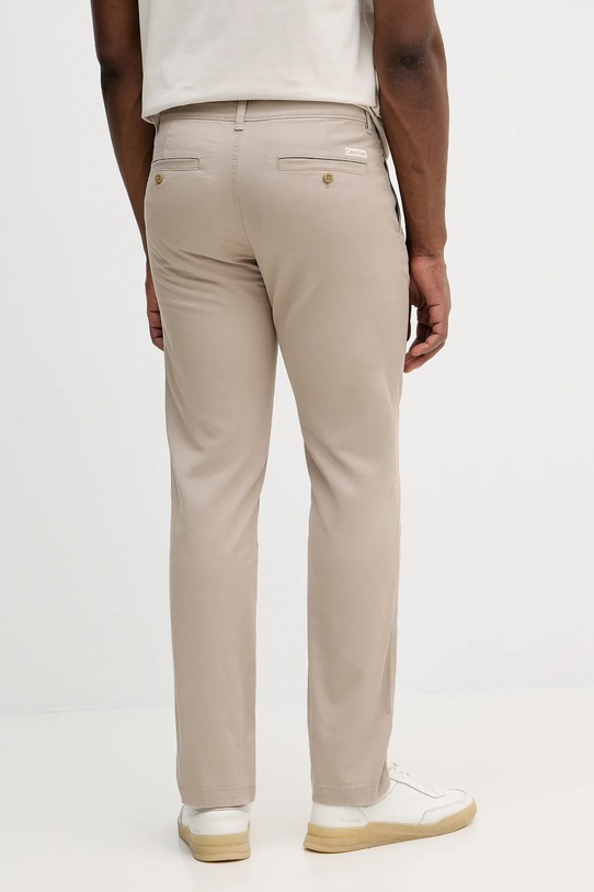 Oblečenie Nohavice Calvin Klein Jeans LV040EM628 béžová