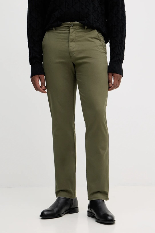 Nohavice Calvin Klein Jeans zelená LV040EM628