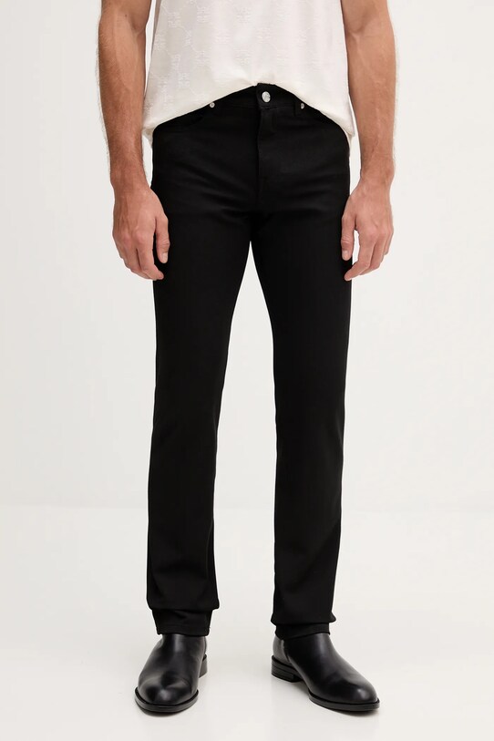 Karl Lagerfeld spodnie z elastanem czarny 553815.265840