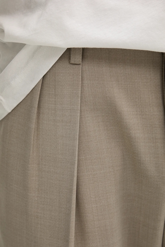 Hlače s primjesom vune Filippa K bež 29803.FK