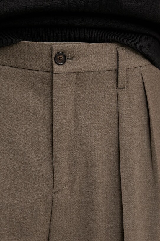 Filippa K pantaloni in misto lana marrone 29803.FK