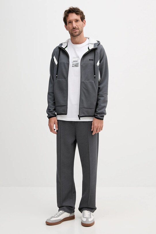 BOSS Green pantaloni 50543145 gri AW25