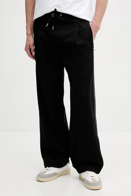 BOSS pantaloni de trening tricotaj negru 50543681