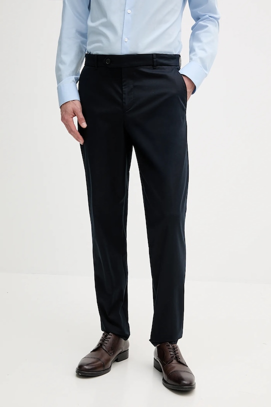 BOSS pantaloni chinos bleumarin 50544005