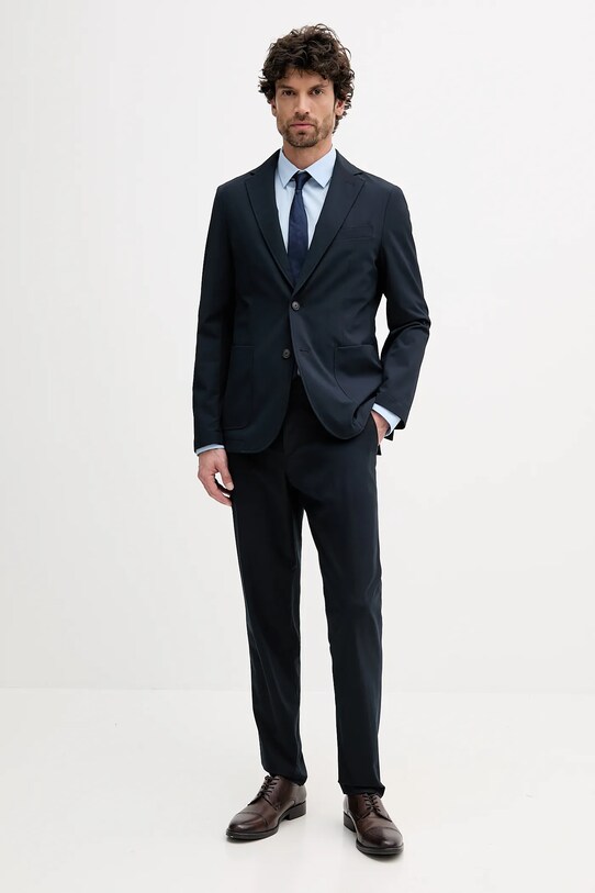 BOSS pantaloni 50544005 bleumarin AW25