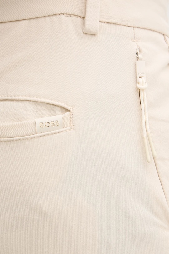 BOSS spodnie P-Kaiton1-Zip beżowy 50543945