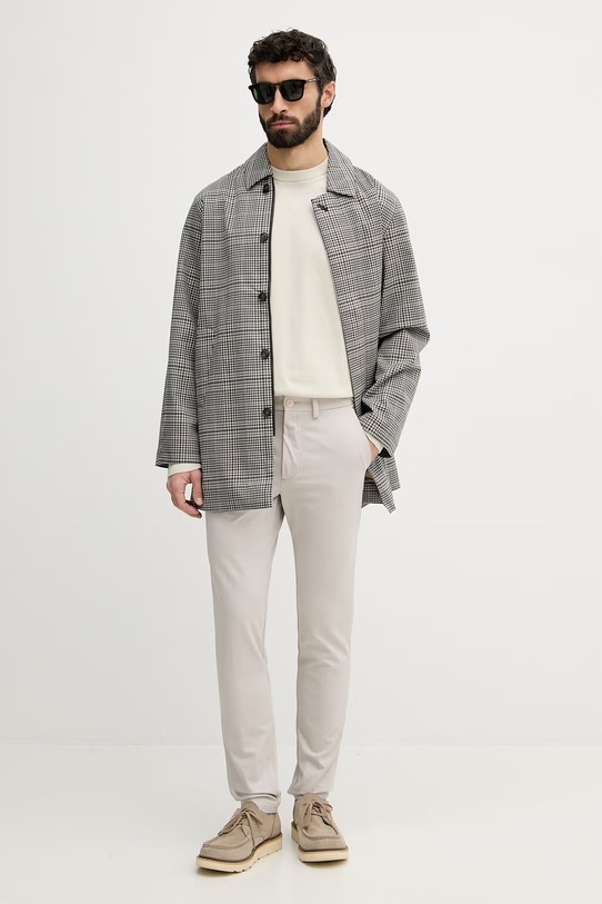 BOSS spodnie P-Kaiton1-Zip 50543945 szary AA00