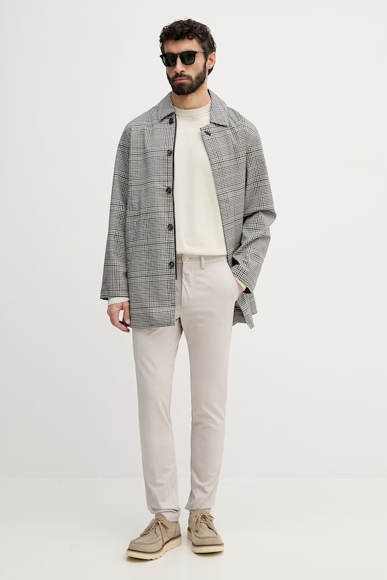 BOSS spodnie P-Kaiton1-Zip 50543945 szary AA00