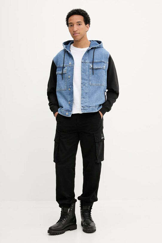 Karl Lagerfeld Jeans spodnie A3M10085 czarny AW25