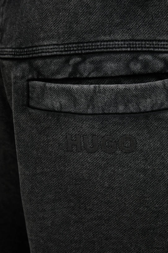 Hugo Blue szorty bawełniane szary 50542671